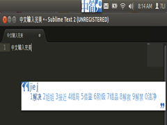 Ubuntu Sublime Text 2ГQfcitxݔ뷨