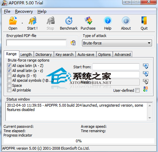 Advanced PDF Password Recovery V5.00 Gɫh